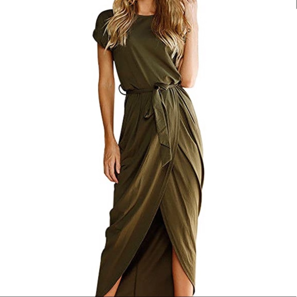Beautiful long green dress